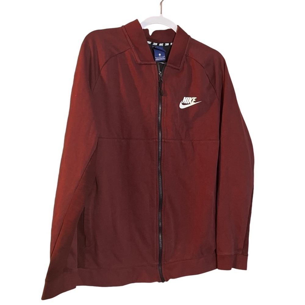 NIKE AV15 ADVANCE RED Athletic Grunge Skate JACKET granola girl outdoor LARGE